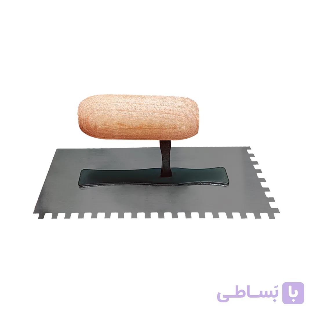 ماله استیل شانه ای دسته چوبی جی اس بی — تصویر 1