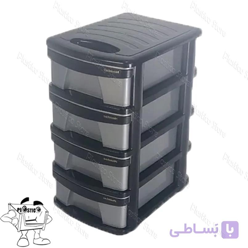 مینی فایل پلاستیکی چهار طبقه کد M04 — تصویر 1