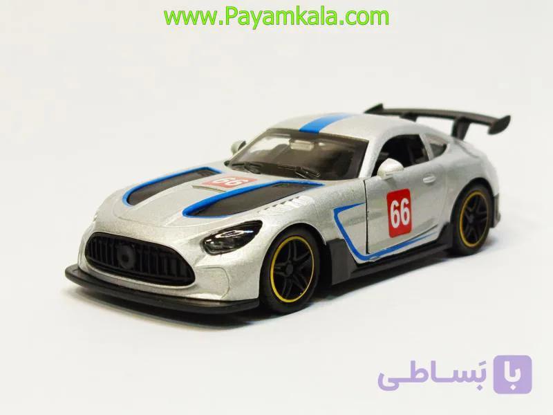 ماشین فلزی مرسدس کوچک (BENZ 1:48)(6643) زرد — تصویر 1