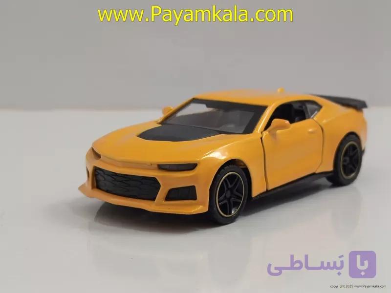 ماشین فلزی کامارو کوچک (CAMARO 1:48)(6643N) زرد — تصویر 1