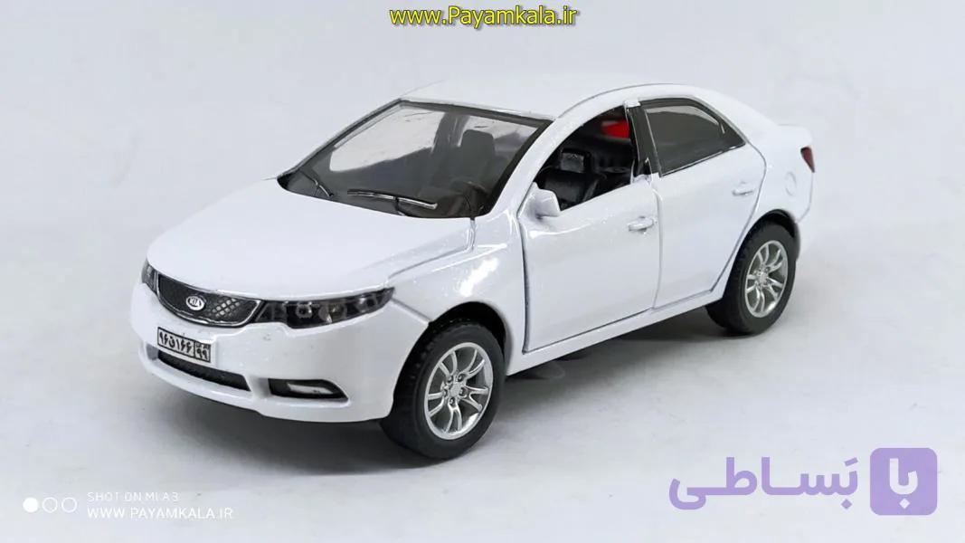 ماشین فلزی کیا سراتو سفید — تصویر 1