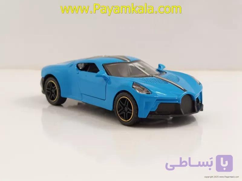 ماشین فلزی بوگاتی اسپرت کوچک (BUGATTI 1:48)(6643-06S) آبی — تصویر 1