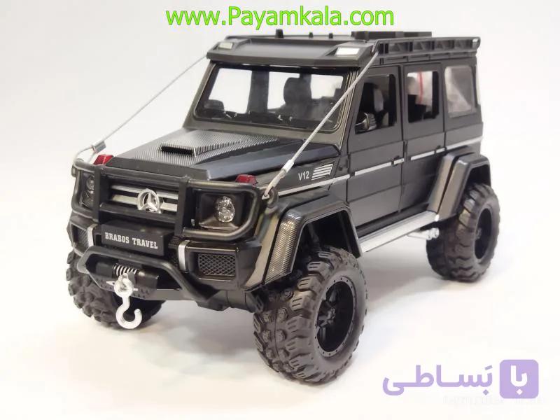 ماشین فلزی بنز جی کلاس برابوس (BENZ G-CLASS CHEZHI)(1:24)(CZ159A) مشکی — تصویر 1