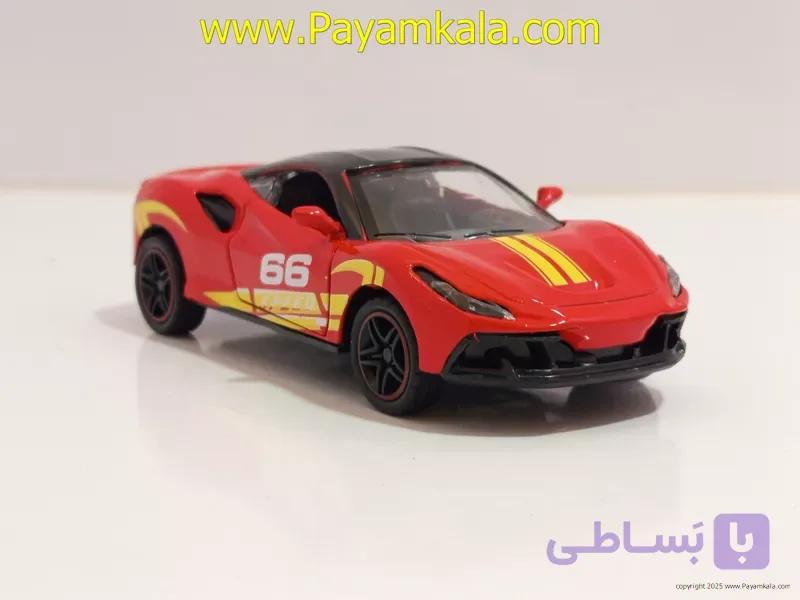 ماشین فلزی فراری اسپرت کوچک (FERRARI 1:48)(6643-06S) قرمز — تصویر 1