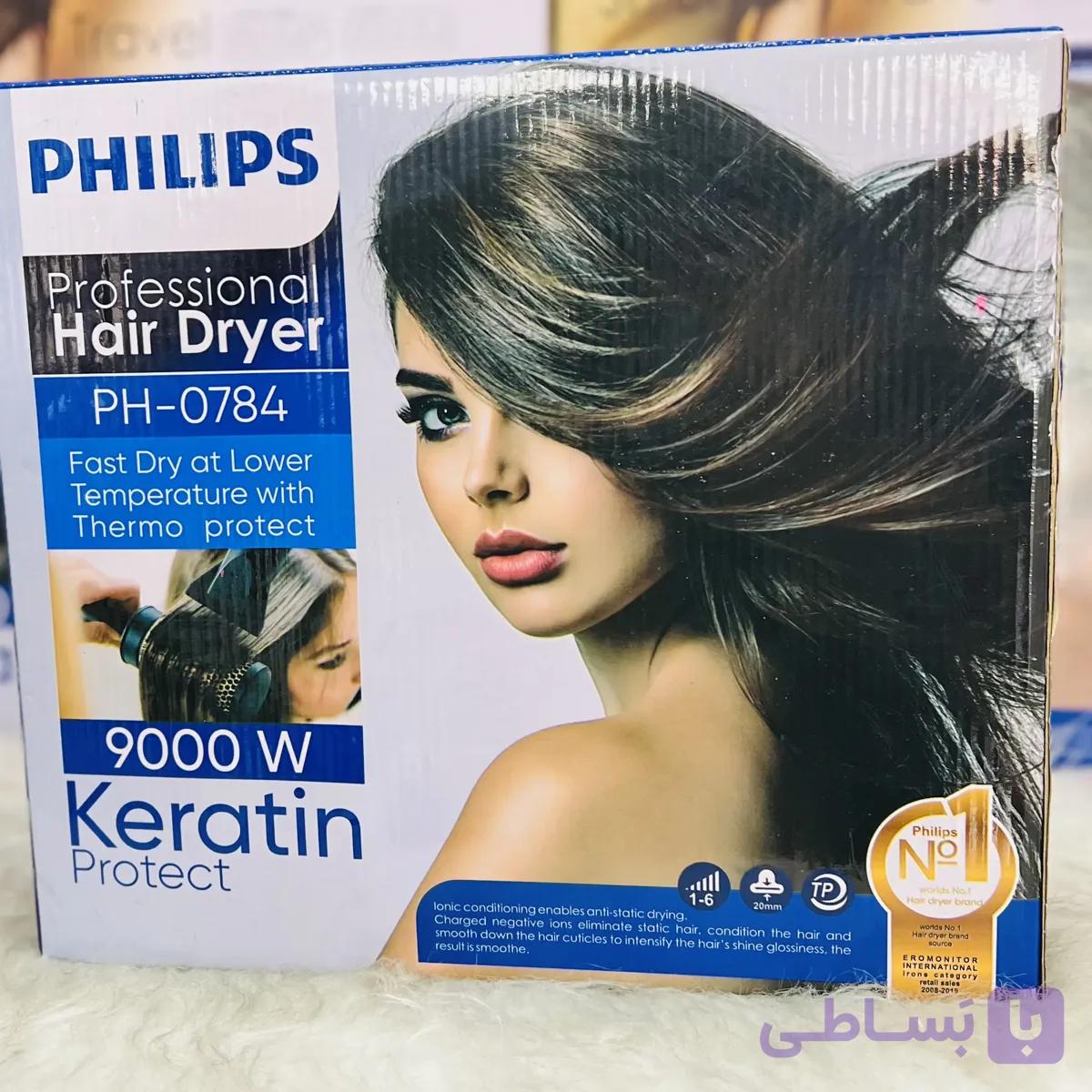 سشوار فیلیپس 9000 وات مدل PH-0784 — تصویر 1