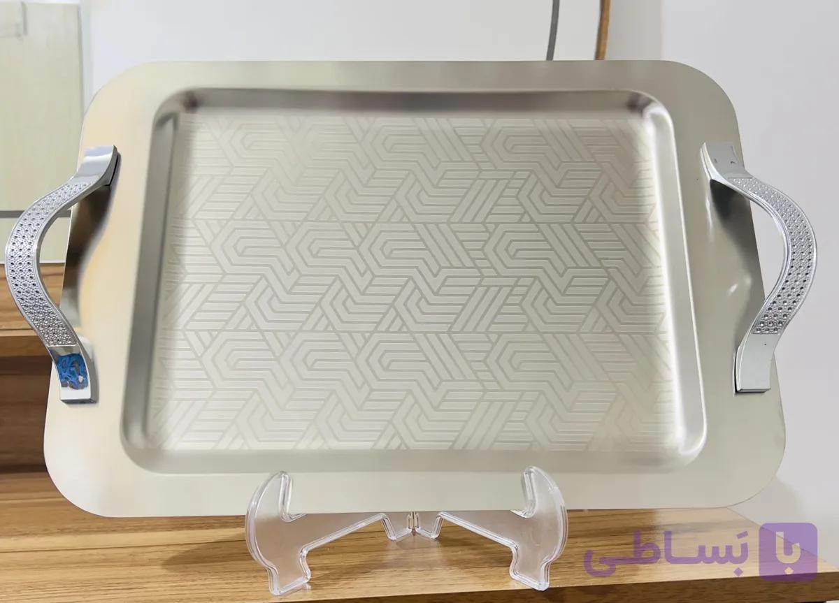 سینی استیل دیلماز مدل M2 سایز 40×28 — تصویر 1
