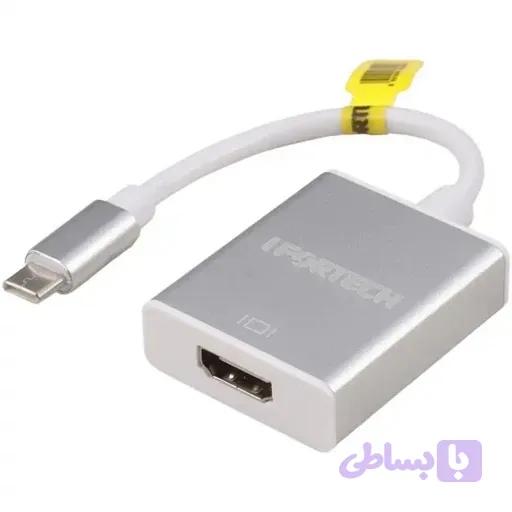 تبدیل TYPE C TO HDMI برند IFORTECH ایفورتک مشکی
