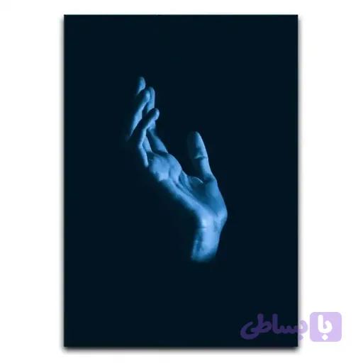 تابلو دست با تم مشکی
