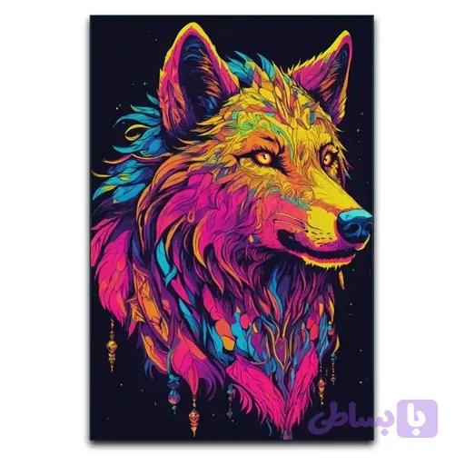 تابلو شاسی پرتره گرگ