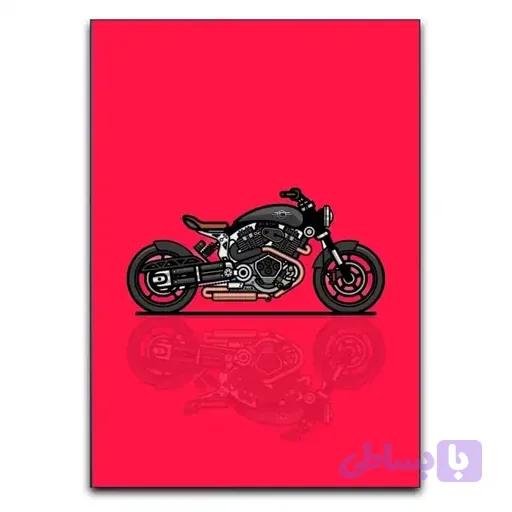 تابلو موتور هوندا CB350 با تم قرمز
