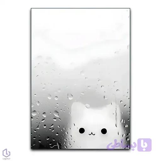 تابلو مینیمال گربه (کد 73ULO)