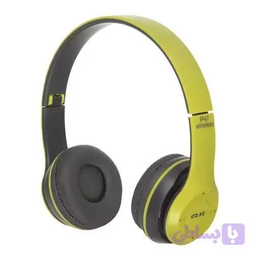 هدفون بیسیم P47 — تصویر 1
