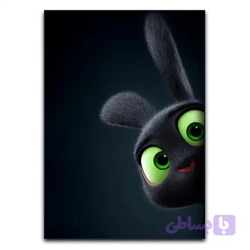 تابلو خرگوش سیاه
