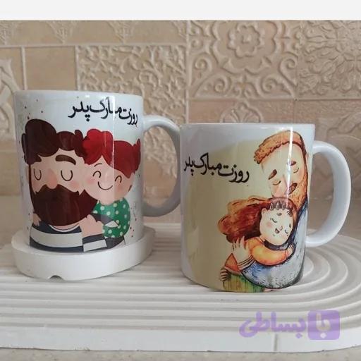 ماگ چاپی سفید — تصویر 1