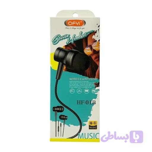 هندزفری سیمی OFYI مدل HF-01B — تصویر 1