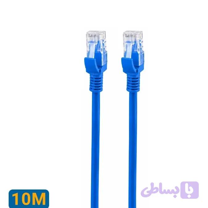 کابل شبکه 10 متری DETEX مدل CAT5 — تصویر 1