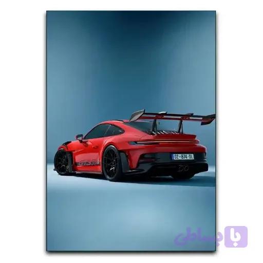 تابلو پورشه GTR3 قرمز