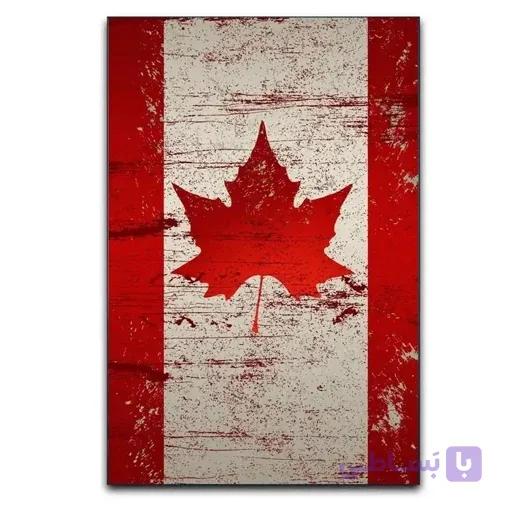 تابلو طرح پرچم کانادا canada