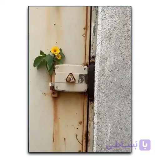 تابلو گل با حس آرامش