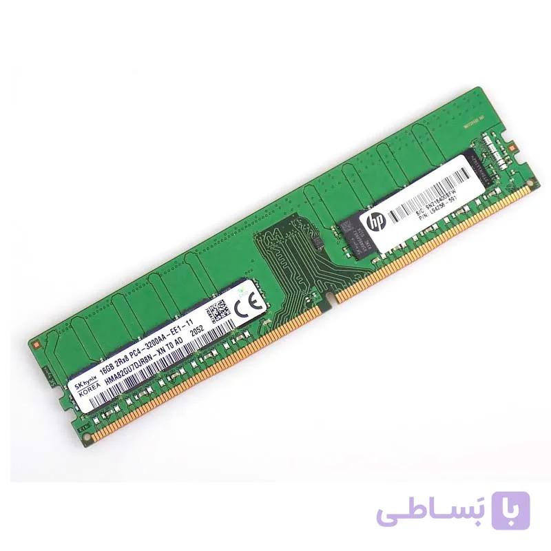 رم دسکتاپ DDR4 اسکی هاینیکس مدل PC4-3200AA ظرفیت 16 گیگابایت تک کاناله 3200 مگاهرتز CL22 استوک