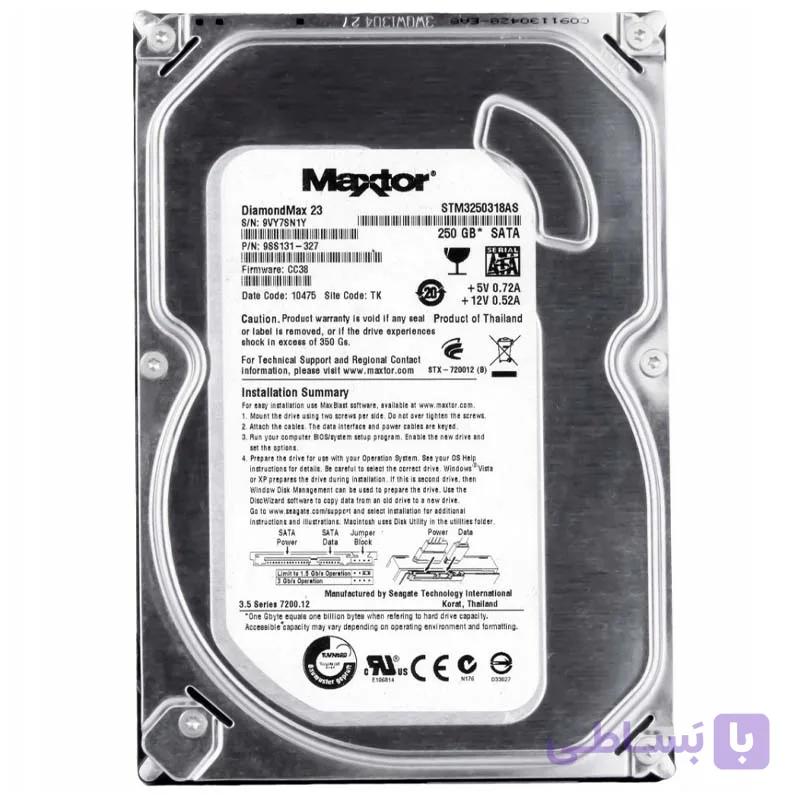 هارد دیسک اینترنال مکستور مدل STM3500630AS ظرفیت ۵۰۰ گیگابایت استوک — تصویر 1