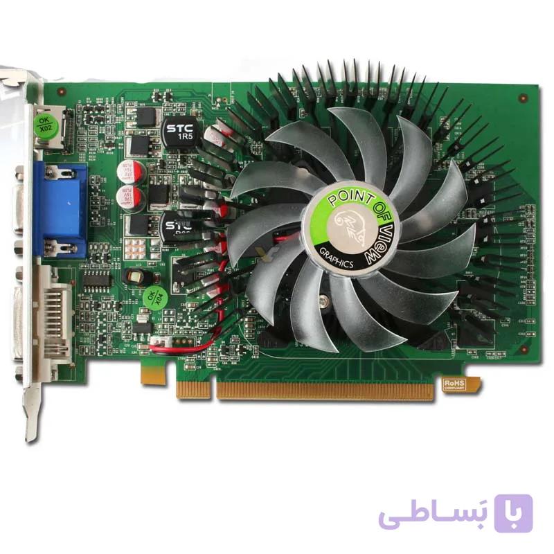 کارت گرافیک انویدیا پوینت آف ویو GeForce GT 220 ظرفیت 1GB استوک DDR3