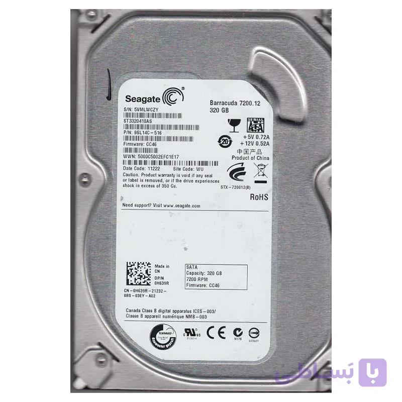 هارد دیسک اینترنال سیگیت مدل STM3320620AS ظرفیت 320 گیگابایت استوک — تصویر 1