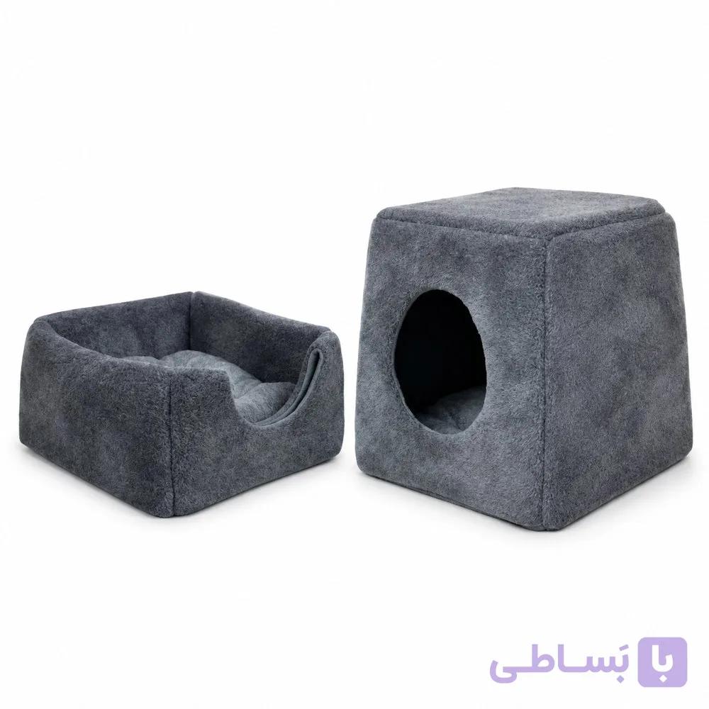 جای خواب سگ و گربه مدل آنجل دو حالته در رنگ مختلف — تصویر 1