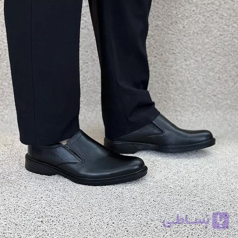 کفش مجلسی زیره طبی بی بند سایز 44 کد 1406 ارسال رایگان