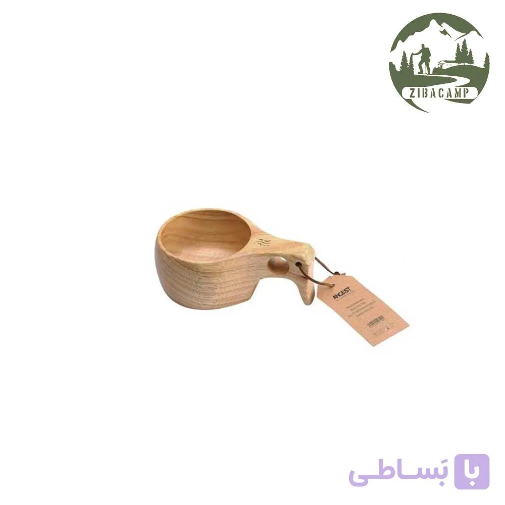 کوکسا و لیوان چوبی فایرمپل مدل ANCEST — تصویر 1