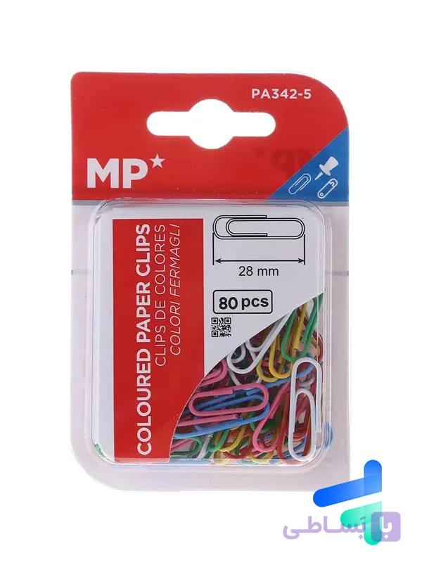 گیره کلیپس کاغذ رنگی کد PA342 — تصویر 1
