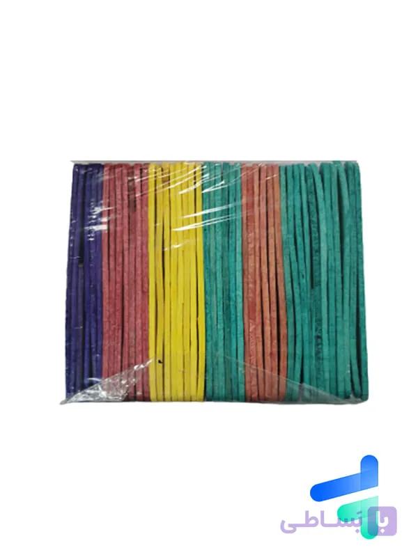 چوب بستنی رنگی مدل 6087 بسته 40 عددی