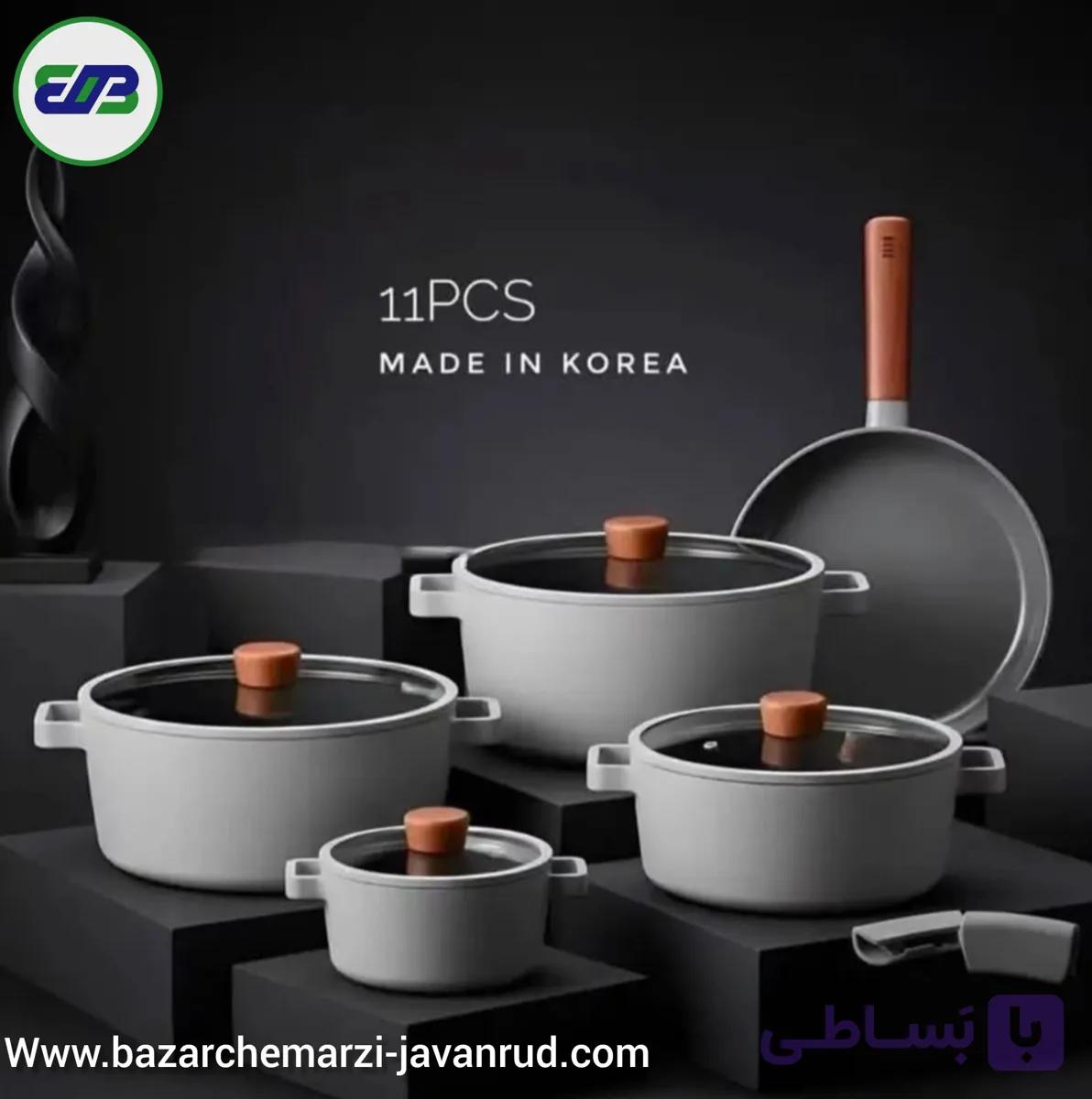 سرویس قابلمه سرامیکی فیکا نئوفلیم 9 پارچه اصل کره | FIKA MADE IN KOREA — تصویر 1