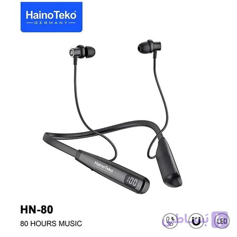 هندزفری گردنی بلوتوث هاینوتکو مدل HN-80 — تصویر 1