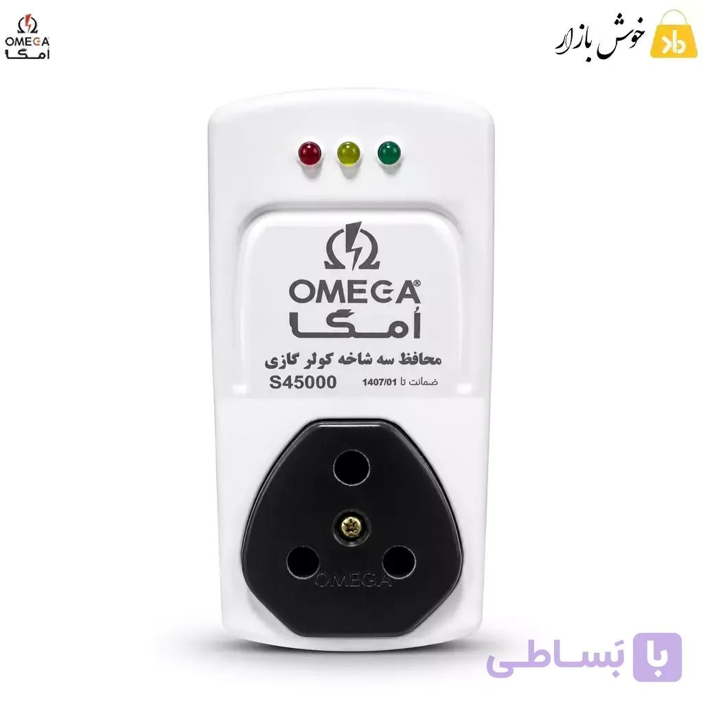محافظ سه‌شاخه کولر گازی 40 آمپر آنالوگ امگا (OMEGA) مدل S45000 MK — تصویر 1