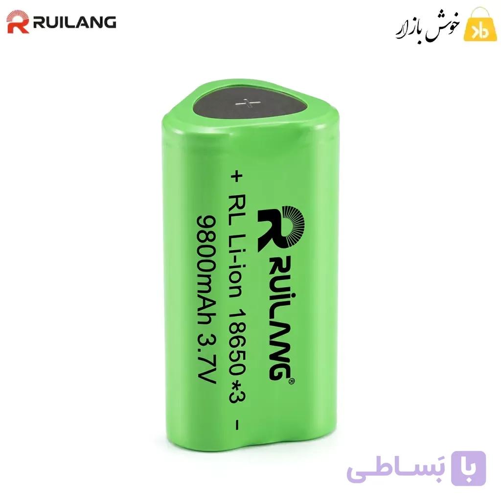 باتری مثلثی رویلانگ 3.7 ولت 9800 میلی‌آمپر 3 سلولی 18650 — تصویر 1