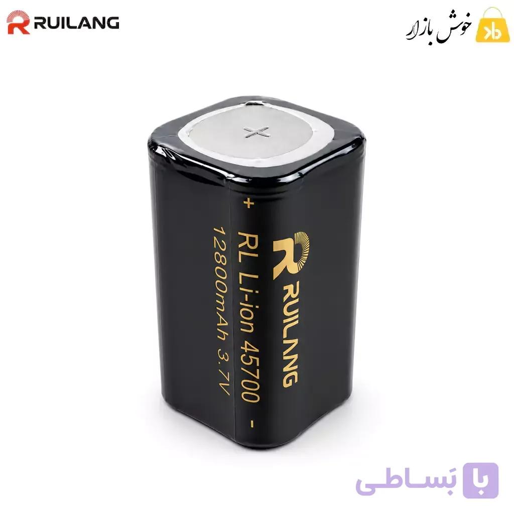 باتری لیتیوم یون رویلانگ مدل 45700 ظرفیت اسمی 12800 میلی‌آمپر 3.7 ولت — تصویر 1