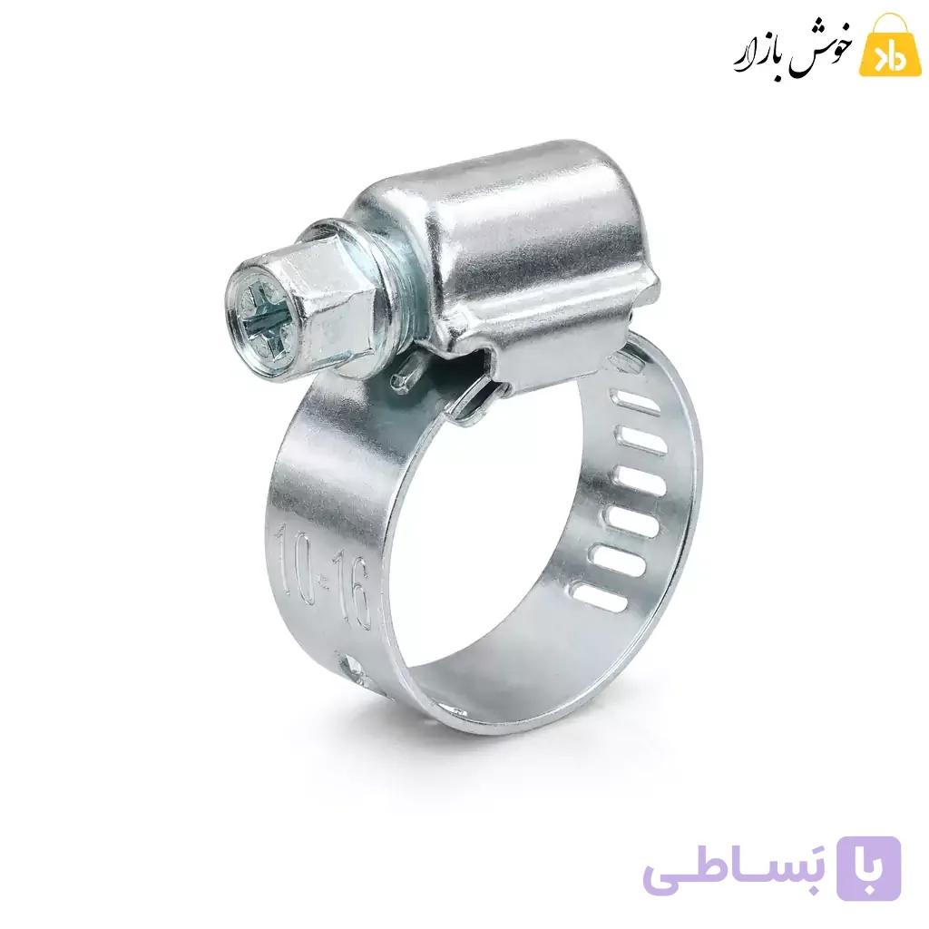 بست فلزی شلنگ گاز نازو (NAZO) سایز 10–16 میلی‌متر — تصویر 1