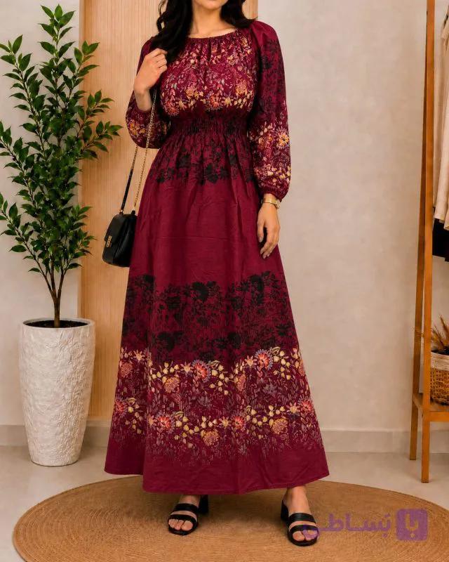 پیراهن ساحلی زنانه حاشیه دار 7627 — تصویر 1