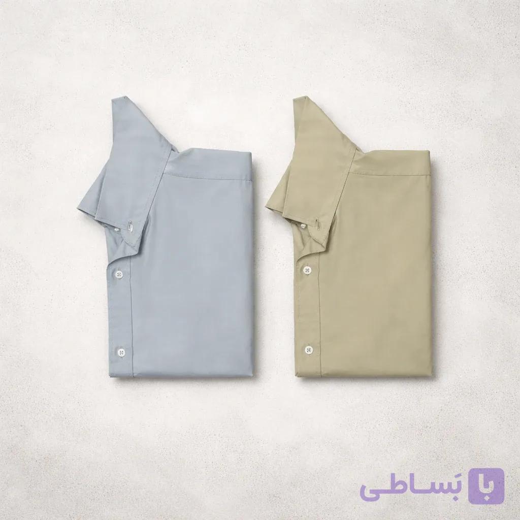 پیراهن تترون ساده پسرانه فرم مدرسه