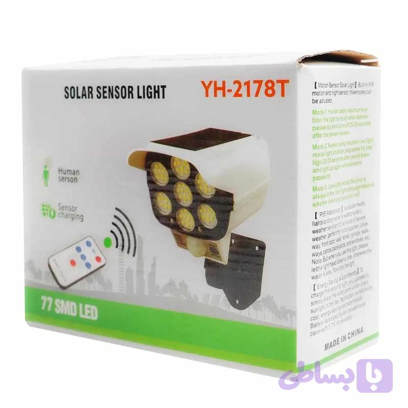 چراغ خورشیدی طرح دوربین مدار بسته مدل YH-2178T — تصویر 1