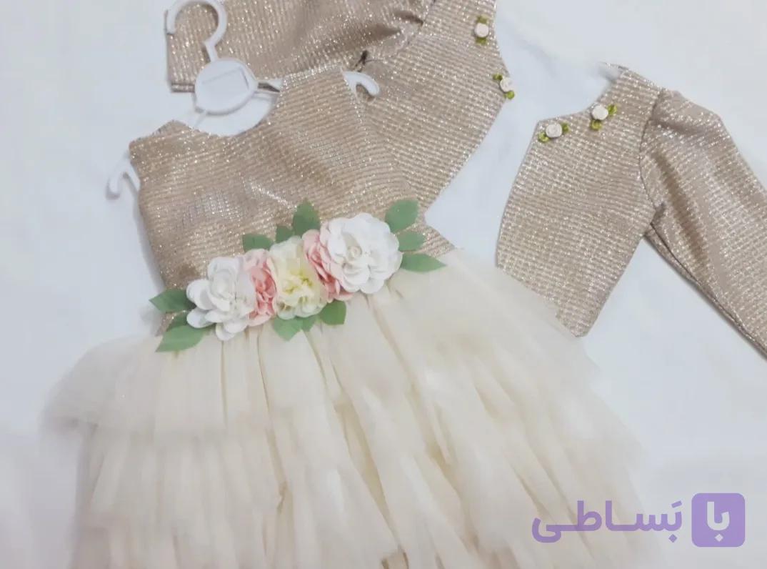 کت و سارافون مجلسی دخترانه سایز ۱ تا ۴ سال حدودا