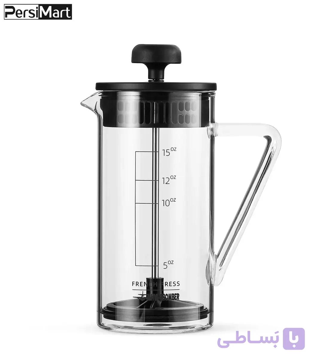 فرنچ‌پرس MHW-3BOMBER کد FP5974B رنگ مشکی 450ml — تصویر 1