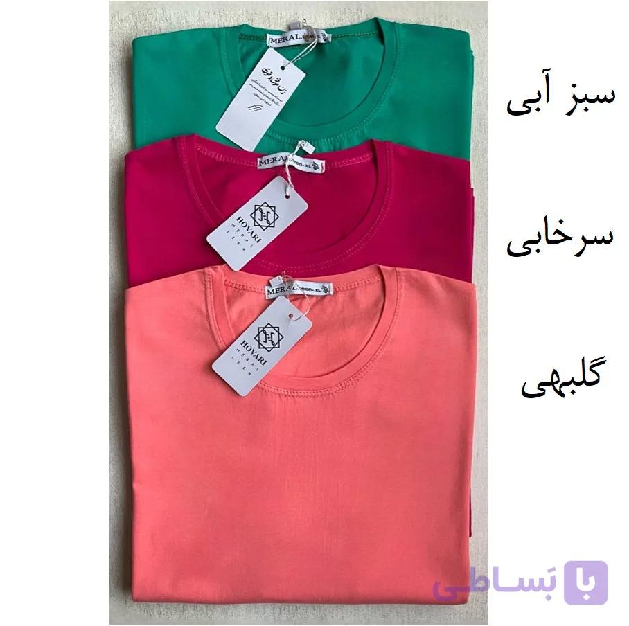 تیشرت زنانه برند مرال مدل بیسیک سایز XL کد 10606
