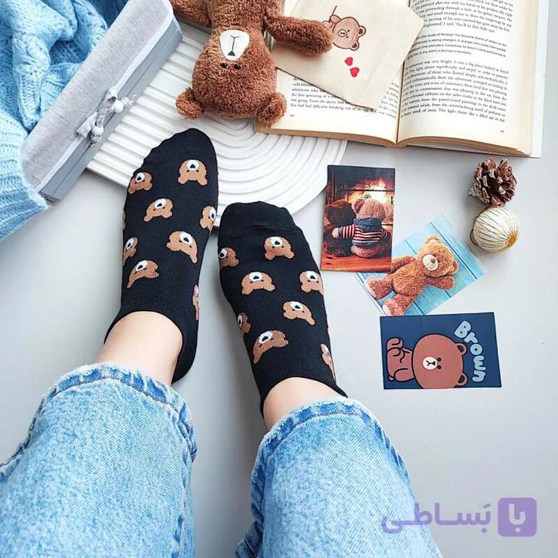 جوراب نخی زنانه مدل تدی 1 کد 801