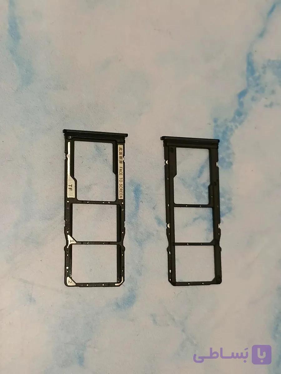 خشاب سیم شیاومی|SIM TRAY HOLDER  XIAOMI POCO M3 BLACK 2 SIM ORG