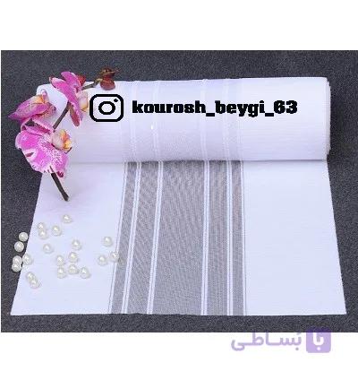 پرده ورتیکال یا دی کی ساده رنگ سفید