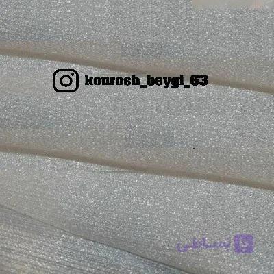 پرده حریر شاین درجه یک دوخته شده پانچ آماده هر یک متر در ارتفاع دلخواه — تصویر 1