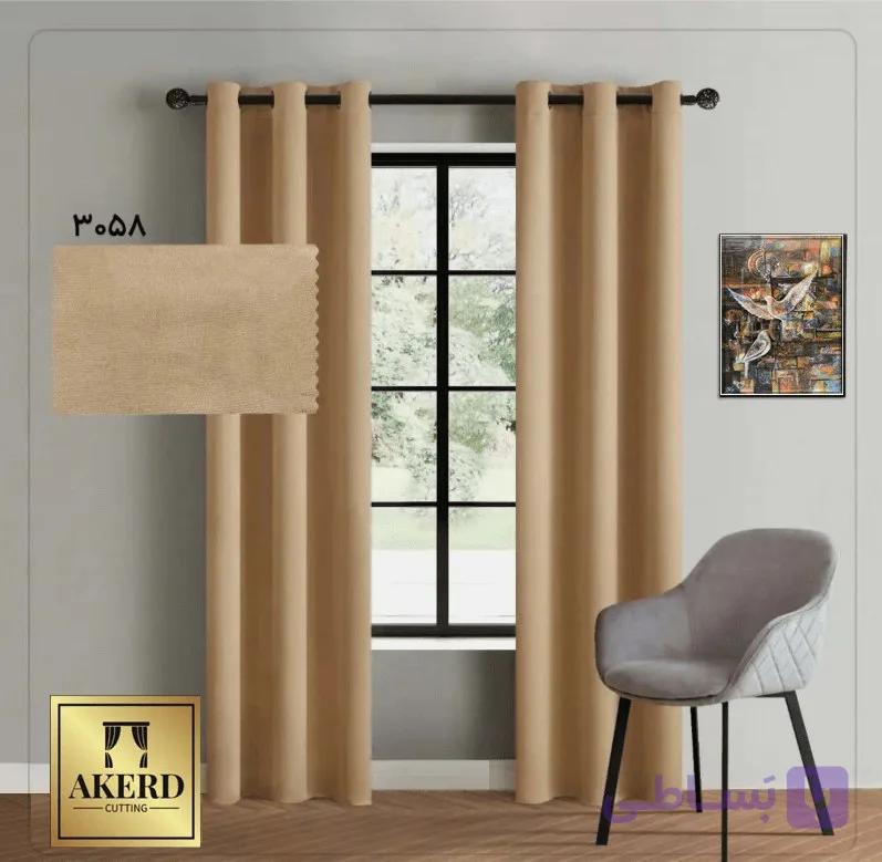 پرده پانچ مخمل هازان مدل 3058
