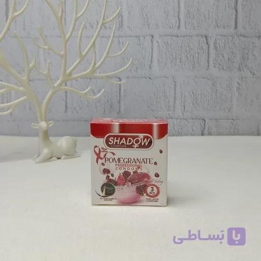 کاندوم شادو مدل انار pomegranate بسته 3 عددی — تصویر 1